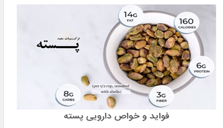 فواید و خواص داروئی پسته